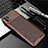 Coque Silicone Housse Etui Gel Serge pour Huawei Enjoy 20 5G Marron