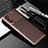 Coque Silicone Housse Etui Gel Serge pour Huawei Honor 30 Marron