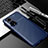 Coque Silicone Housse Etui Gel Serge pour Huawei Honor 50 5G Bleu