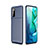 Coque Silicone Housse Etui Gel Serge pour Huawei Honor View 30 5G Bleu