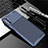 Coque Silicone Housse Etui Gel Serge pour Huawei Mate 40 Lite 5G Bleu