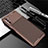 Coque Silicone Housse Etui Gel Serge pour Huawei Mate 40 Lite 5G Marron