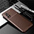 Coque Silicone Housse Etui Gel Serge pour Huawei Nova 8 5G Marron