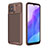 Coque Silicone Housse Etui Gel Serge pour Huawei Nova 8 SE 4G Marron