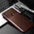 Coque Silicone Housse Etui Gel Serge pour Motorola Moto G50 Marron