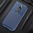 Coque Silicone Housse Etui Gel Serge pour Nokia 4.2 Bleu