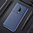 Coque Silicone Housse Etui Gel Serge pour OnePlus 7 Pro Bleu