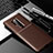 Coque Silicone Housse Etui Gel Serge pour OnePlus 8 Pro Marron