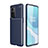 Coque Silicone Housse Etui Gel Serge pour OnePlus 9 Pro 5G Bleu