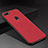 Coque Silicone Housse Etui Gel Serge pour Oppo A7 Rouge