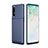 Coque Silicone Housse Etui Gel Serge pour Oppo Reno3 Pro Bleu