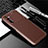 Coque Silicone Housse Etui Gel Serge pour Realme 6s Marron