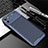 Coque Silicone Housse Etui Gel Serge pour Realme C11 Bleu