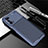 Coque Silicone Housse Etui Gel Serge pour Realme Narzo 30 Pro 5G Bleu