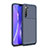 Coque Silicone Housse Etui Gel Serge pour Realme XT Bleu