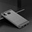 Coque Silicone Housse Etui Gel Serge pour Samsung Galaxy A6s Argent