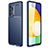 Coque Silicone Housse Etui Gel Serge pour Samsung Galaxy A73 5G Bleu