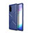 Coque Silicone Housse Etui Gel Serge pour Samsung Galaxy S20 5G Bleu