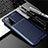 Coque Silicone Housse Etui Gel Serge pour Samsung Galaxy S20 FE 4G Bleu