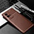 Coque Silicone Housse Etui Gel Serge pour Vivo iQOO 8 Pro 5G Marron