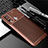 Coque Silicone Housse Etui Gel Serge pour Vivo Y50 Marron