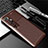 Coque Silicone Housse Etui Gel Serge pour Xiaomi Mi 10 Ultra Marron