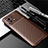 Coque Silicone Housse Etui Gel Serge pour Xiaomi Mi 11 Lite 5G Marron