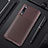 Coque Silicone Housse Etui Gel Serge pour Xiaomi Mi 9 Lite Marron