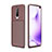 Coque Silicone Housse Etui Gel Serge pour Xiaomi Poco X2 Marron