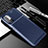 Coque Silicone Housse Etui Gel Serge pour Xiaomi Redmi Note 10 5G Bleu