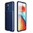 Coque Silicone Housse Etui Gel Serge pour Xiaomi Redmi Note 10 Pro 5G Bleu