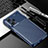 Coque Silicone Housse Etui Gel Serge pour Xiaomi Redmi Note 12 Pro+ Plus 5G Bleu
