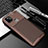 Coque Silicone Housse Etui Gel Serge QK1 pour Google Pixel 5 XL 5G Marron