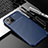 Coque Silicone Housse Etui Gel Serge S01 pour Apple iPhone 13 Mini Bleu