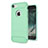 Coque Silicone Housse Etui Gel Serge S01 pour Apple iPhone SE (2020) Vert