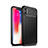 Coque Silicone Housse Etui Gel Serge S01 pour Apple iPhone X Noir