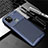 Coque Silicone Housse Etui Gel Serge S01 pour Google Pixel 5 XL 5G Bleu