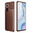 Coque Silicone Housse Etui Gel Serge S01 pour Huawei Honor 50 5G Marron