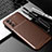 Coque Silicone Housse Etui Gel Serge S01 pour Oppo A16 Marron