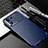 Coque Silicone Housse Etui Gel Serge S01 pour Oppo F21 Pro 4G Bleu