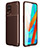 Coque Silicone Housse Etui Gel Serge S01 pour Realme 8s 5G Marron