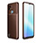 Coque Silicone Housse Etui Gel Serge S01 pour Realme C21 Marron