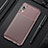 Coque Silicone Housse Etui Gel Serge S01 pour Samsung Galaxy A10e Marron