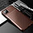 Coque Silicone Housse Etui Gel Serge S01 pour Samsung Galaxy A22 5G Marron