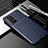 Coque Silicone Housse Etui Gel Serge S01 pour Samsung Galaxy A52 4G Bleu