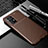 Coque Silicone Housse Etui Gel Serge S01 pour Samsung Galaxy A52 5G Marron