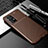 Coque Silicone Housse Etui Gel Serge S01 pour Samsung Galaxy A72 4G Marron