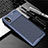 Coque Silicone Housse Etui Gel Serge S01 pour Samsung Galaxy M01 Core Bleu