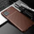 Coque Silicone Housse Etui Gel Serge S01 pour Samsung Galaxy M32 4G Marron