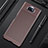 Coque Silicone Housse Etui Gel Serge S01 pour Sony Xperia 8 Lite Marron